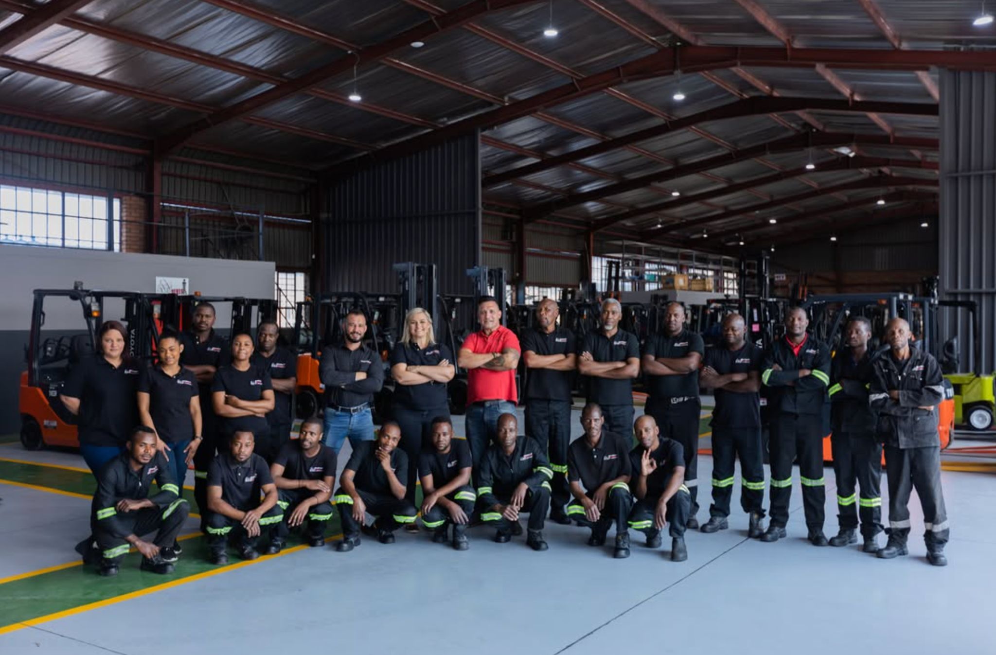 The Forklift Handling workshop team